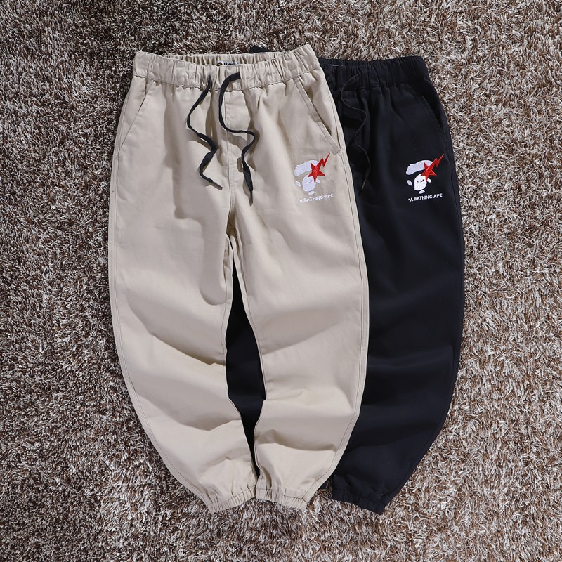 Bape Trousers 2 Colors Black Khaki M~2XL B22XC911